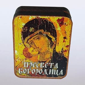 Дрвени мирис за аутомобил са ликом светитеља