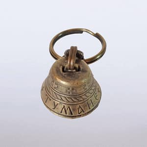 Метални привезак за кључеве - звоно