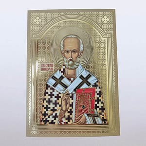 Икона Светог Николе 7×5 цм